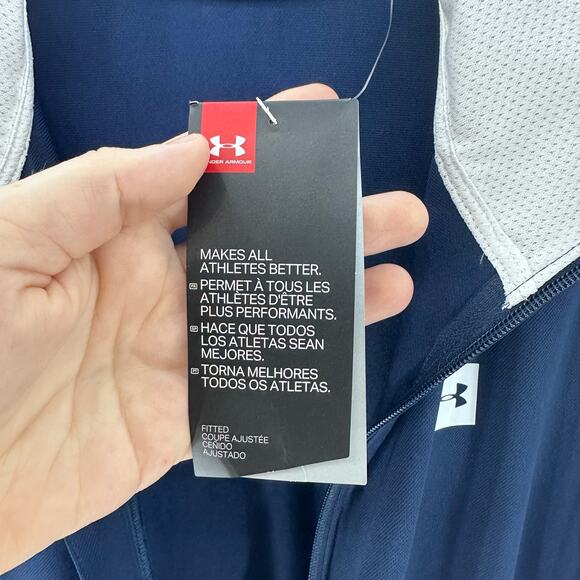 Under Armour Men's Sz Sm zip up Jacket Lightweight Fitted NWT Running Outdoors - Picture 5 of 6